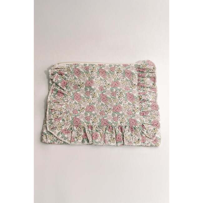 Betsy Ann Timeless Floral Ruffle Zipper Pouch - Bags - 2