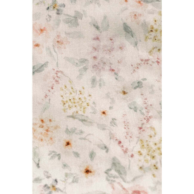 Dewdrop Meadow Timeless Floral Ruffle Zipper Pouch - Bags - 5