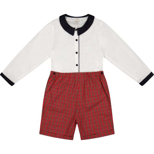 William Red Tartan Dressy Set