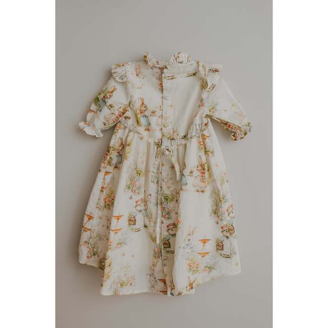 Aoki 3/4 Sleeve Dress, Woodland Bunny Cottage Charm - Dresses - 3