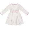 Sofia White Taffeta Long Sleeve Dress - Dresses - 3