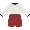 William Red Tartan Dressy Set - Mixed Apparel Set - 3
