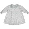 Yse Blue Floral Long Sleeve Bishop Dress - Dresses - 2
