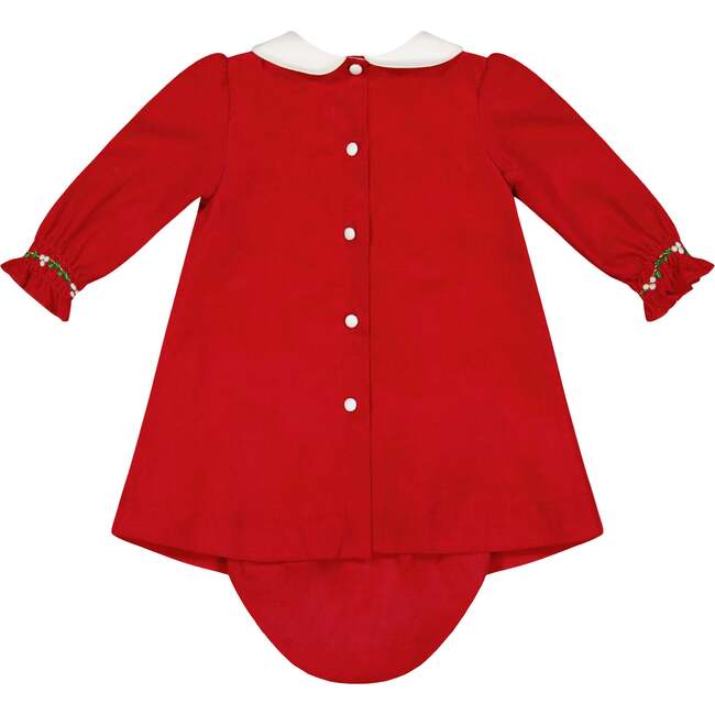 Olympe Red Smocked Baby Set