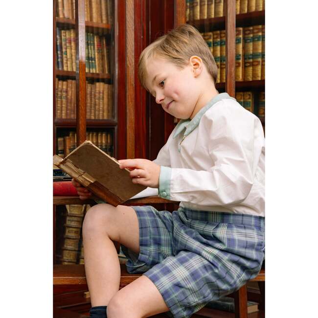 William Blue Tartan Dressy Set - Mixed Apparel Set - 4