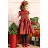 Marguerite Red Tartan Smocked Dress - Dresses - 2