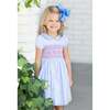 Princess Charlotte Dress, Blue - Dresses - 2