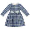 Heidi Blue Tartan Smocked Dress - Dresses - 3