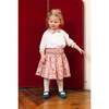 Marie Red Floral Smocked Skirt And Blouse Set - Mixed Apparel Set - 2