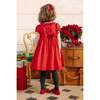 Sofia Red Smocked Dress - Dresses - 5