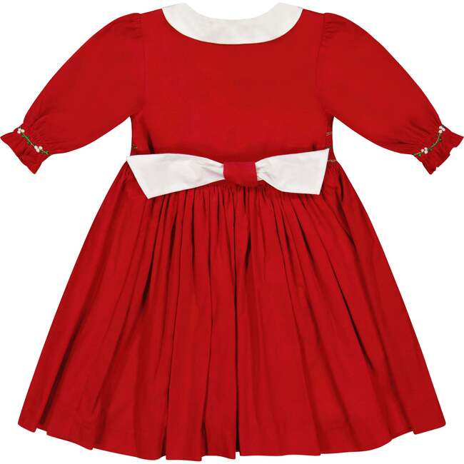 Olympe Red Holiday Smocked Dress - Dresses - 3