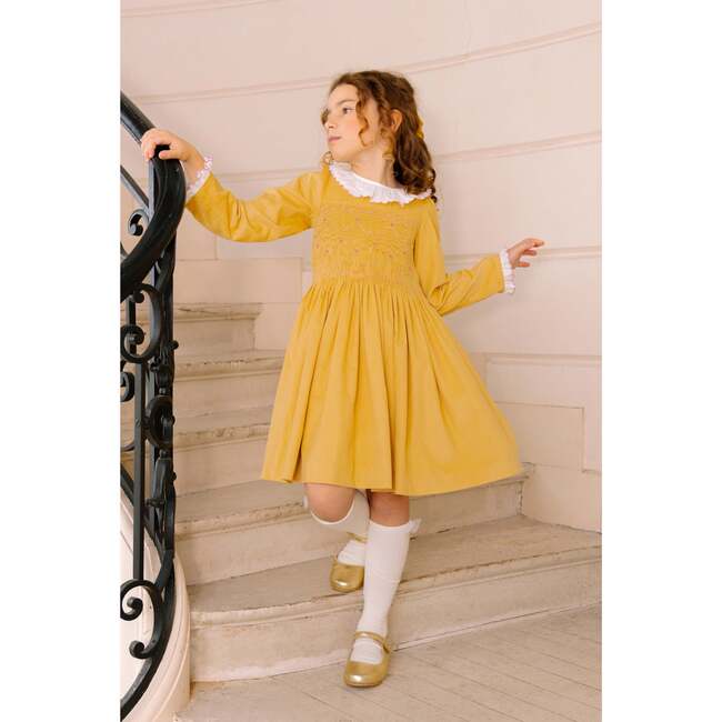Chiara Yellow Smocked Dress - Dresses - 2