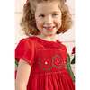 Sofia Red Smocked Dress - Dresses - 6