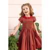 Marguerite Red Tartan Smocked Dress - Dresses - 6