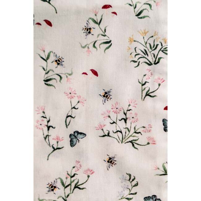Butterfly Glade Timeless Floral Ruffle Zipper Pouch - Bags - 6