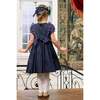 Camelia Navy Cotton Smocked Dress - Dresses - 5