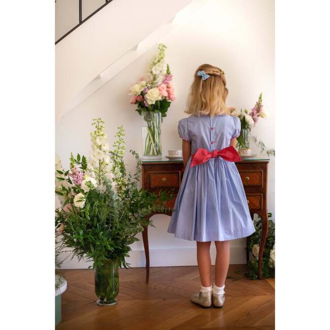 Princess Charlotte Dress, Blue - Dresses - 5