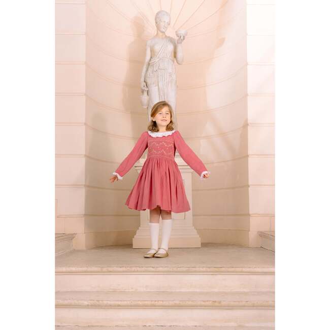 Chiara Pink Smocked Dress - Dresses - 5