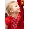 Camelia Red Cotton Smocked Dress - Dresses - 6
