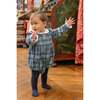 Heidi Blue Tartan Baby Romper - Rompers - 6