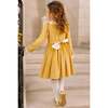Chiara Yellow Smocked Dress - Dresses - 5