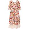 Teagan Dress in Sepia Flower - Dresses - 1 - thumbnail