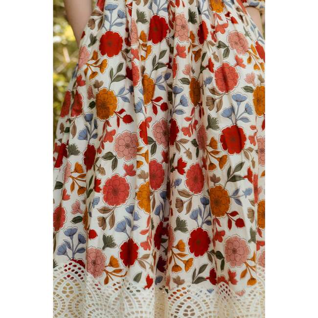 Teagan Dress in Sepia Flower - Dresses - 4