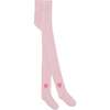 Mippy Heart Tights, Rose Blossom Pink - Tights - 1 - thumbnail