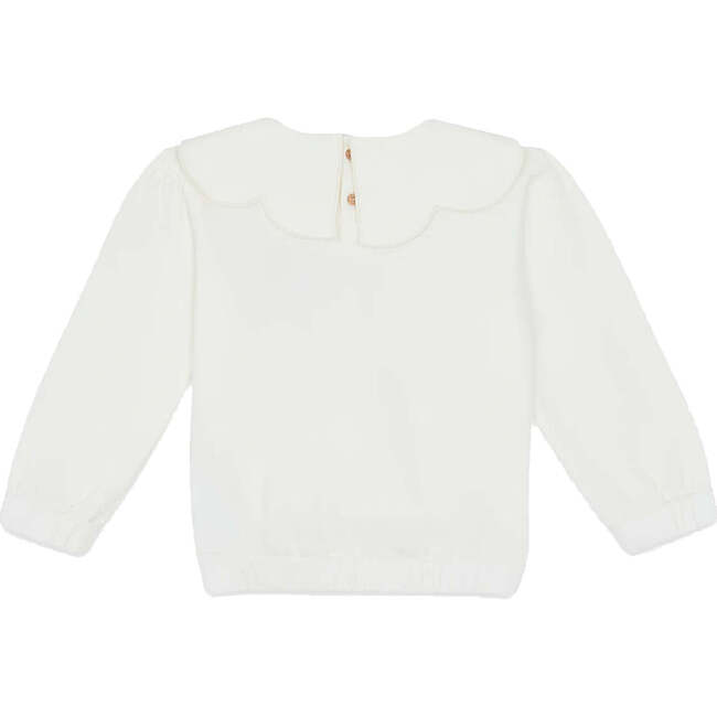 Martine Baby Sweatshirt, Ecru - Sweatshirts - 2