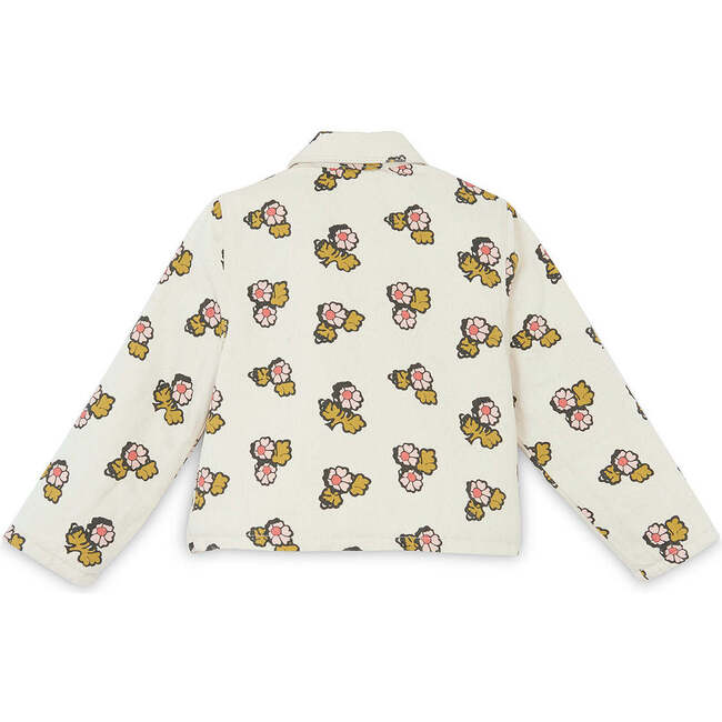 Ermana Jacket, Retro Fleur Ecru - Jackets - 2