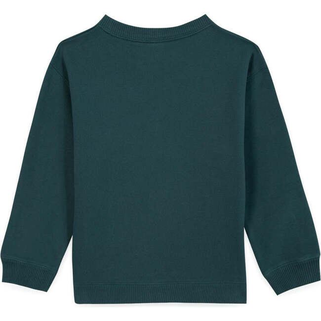 Smile Logo Sweatshirt, Blue Lake Blue