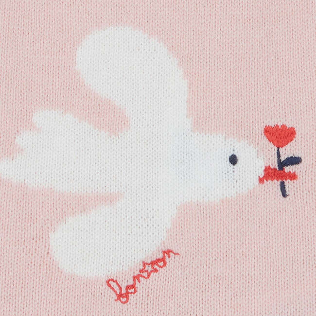 Lily Bird Baby Outfit, Rose Blossom Pink - Mixed Apparel Set - 2