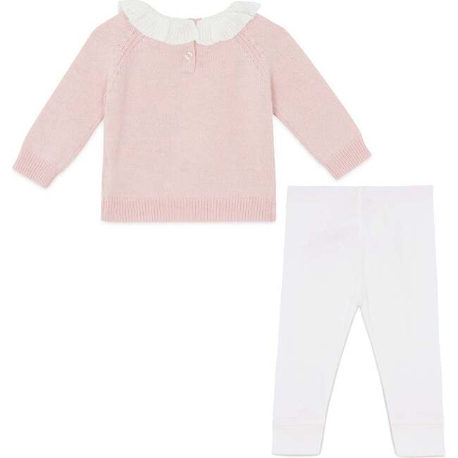 Lily Bird Baby Outfit, Rose Blossom Pink - Mixed Apparel Set - 3