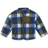 Montreal Baby Jacket, Bleu Brut Blue - Shirts - 1 - thumbnail