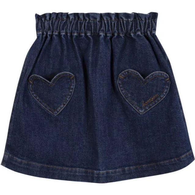 Jupe Douchka Skirt, Denim Brut Blue