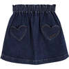 Jupe Douchka Skirt, Denim Brut Blue - Skirts - 1 - thumbnail