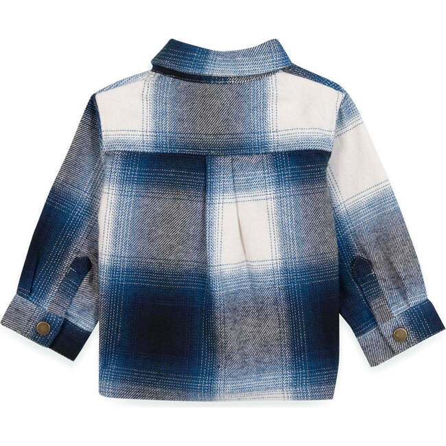 Marseille Baby Overshirt, Nordic Blue Blue - Shirts - 2