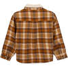 Surchem Plaid Jacket, Barnyard Brown Tan - Jackets - 2