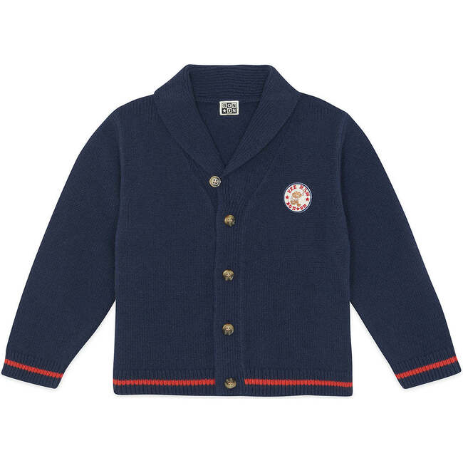 Hubert Cardigan, Bleu Brut Blue