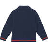 Hubert Cardigan, Bleu Brut Blue - Cardigans - 2