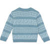 Loustic Cardigan, Bleu Frost Blue - Cardigans - 2