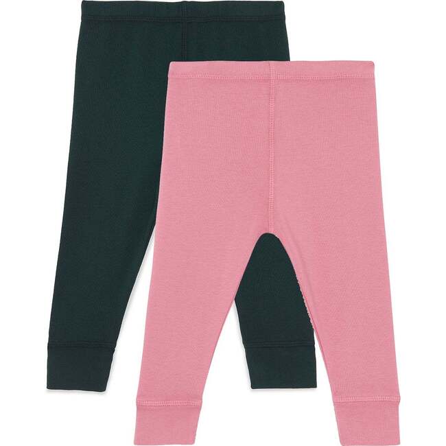 Tino Baby Leggings 2-Pack, Pink/Green Multi