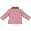 Marcel Gingham Baby Jacket, Red and White Ecru - Jackets - 2