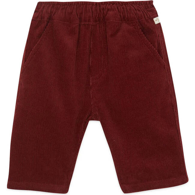 Lucky Mini Cord Baby Pants, Trekking Red