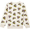 Smile Faroe Sweatshirt, Retro Fleur Ecru - Sweatshirts - 2
