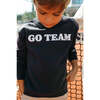 Parker Fleece Sweatshirt, Navy - Sweatshirts - 2