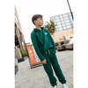 Hayes Hoodie, Dark Green - Sweatshirts - 2