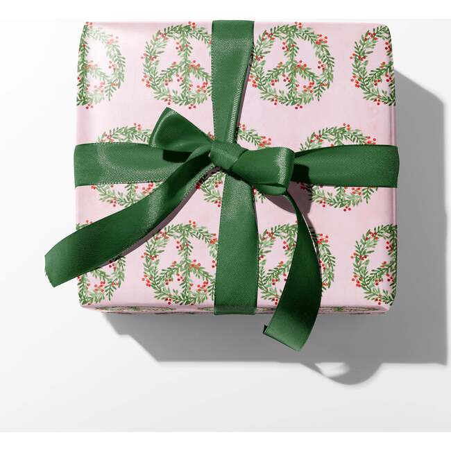 Peace Wreaths Holiday Gift Wrap - Gift Wraps - 4