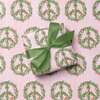 Peace Wreaths Holiday Gift Wrap - Gift Wraps - 5