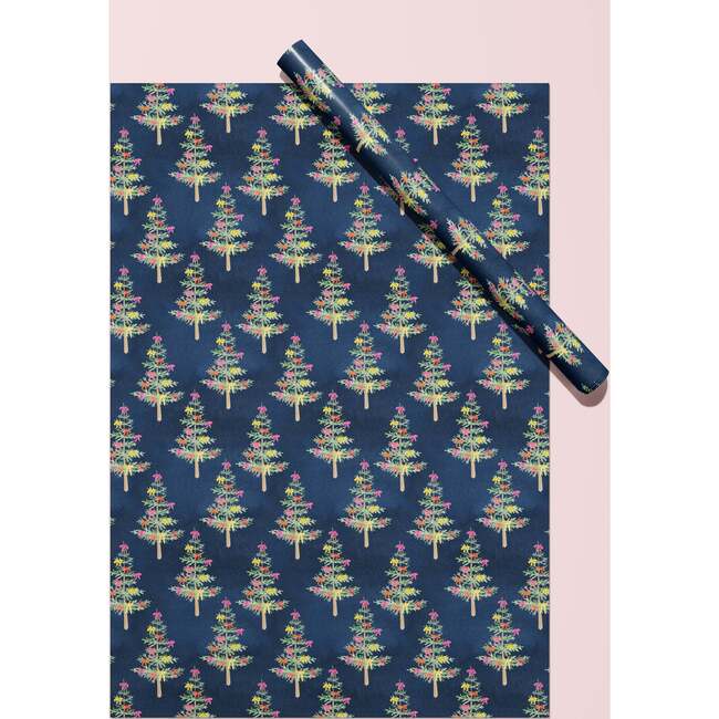 Whimsical Holiday Trees Gift Wrap - Gift Wraps - 5